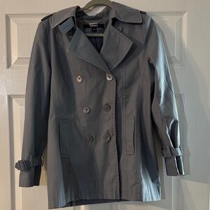 DKNY Women's powder blue Trench Coat